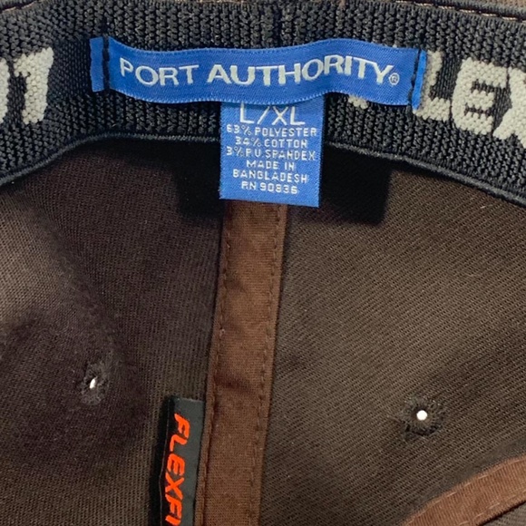 *SOLD* Jeep Hat Port Authority L LX Brown FlexFit - Picture 9 of 12